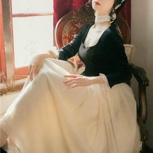 Cinderella Medieval Velvet Gown89945